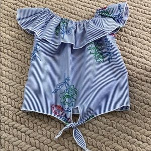 Girls off shoulder top